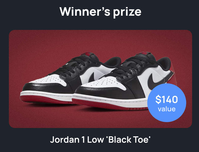 5Card_Draw's tweet photo. Tonight's winner takes home a pair of Jordan 1 Low's 🐐 https://t.co/GES1iDmPUj