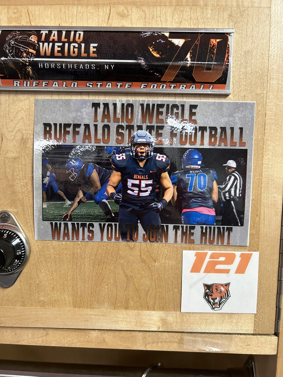 Taliq Weigle (@taliq_weigle) on Twitter photo Thank you to <a href="/FB_Coach_Morgan/">Lazarus Morgan</a> and the rest of the Buffalo State coaching staff for having me and my family on such a great visit. With that, I was blessed to receive my 3rd Offer to play football for <a href="/BuffStateFB/">Buffalo State FB</a> Thank you to <a href="/FB_Coach_Morgan/">Lazarus Morgan</a> and the rest of the Buffalo State coaching staff for having me and my family on such a great visit. With that, I was blessed to receive my 3rd Offer to play football for <a href="/BuffStateFB/">Buffalo State FB</a>
