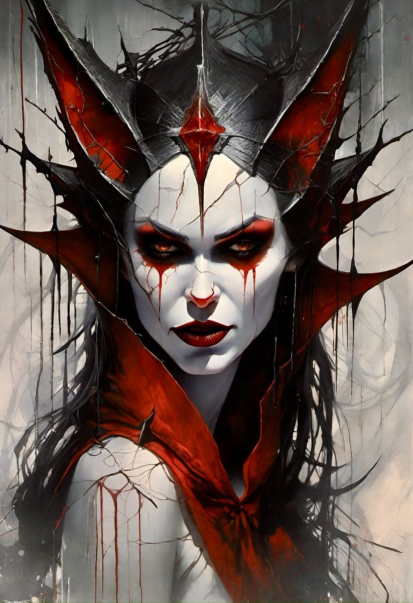 Delerat7's tweet photo. Share or QT your Vampire Art 🩸

#AiArt #scifiart #fantasyart #surrealart #AIArtistCommunity #digitalart #SaturdayVibes #SaturdayMotivation #Vampire #HorrorArt https://t.co/tVtaOdQQcS