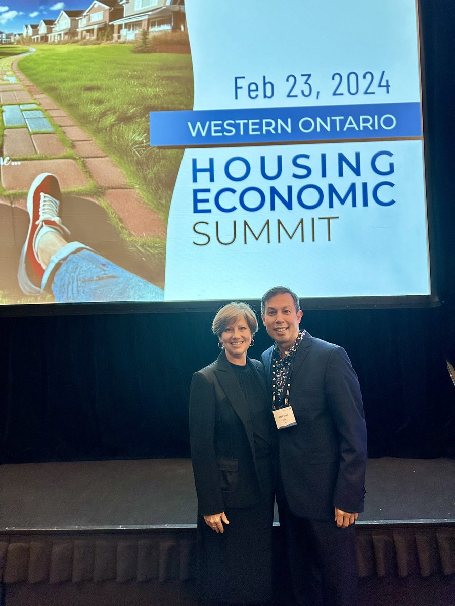 Thank you @karen_vecchio for attending two big events with @lstartweets this week!! Look forward to meeting in the #EML constituency soon. #housing #leadership