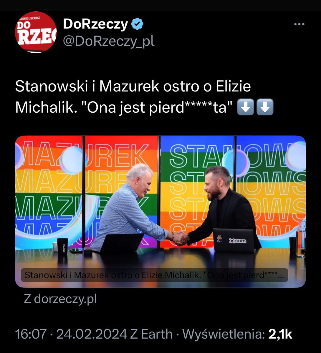 Gdzie jest <a href="/SzJadczak/">Szymon Jadczak</a>, <a href="/DWielowieyska/">Dominika Wielowieyska</a>, <a href="/patrykmichalski/">Patryk Michalski</a> i reszta osób,  które opowiadały ostatnio o hejcie? Nikt nie stanie w obronie <a href="/EMichalik/">Eliza Michalik</a> i nie nazwie tych dwóch panów hejterami?