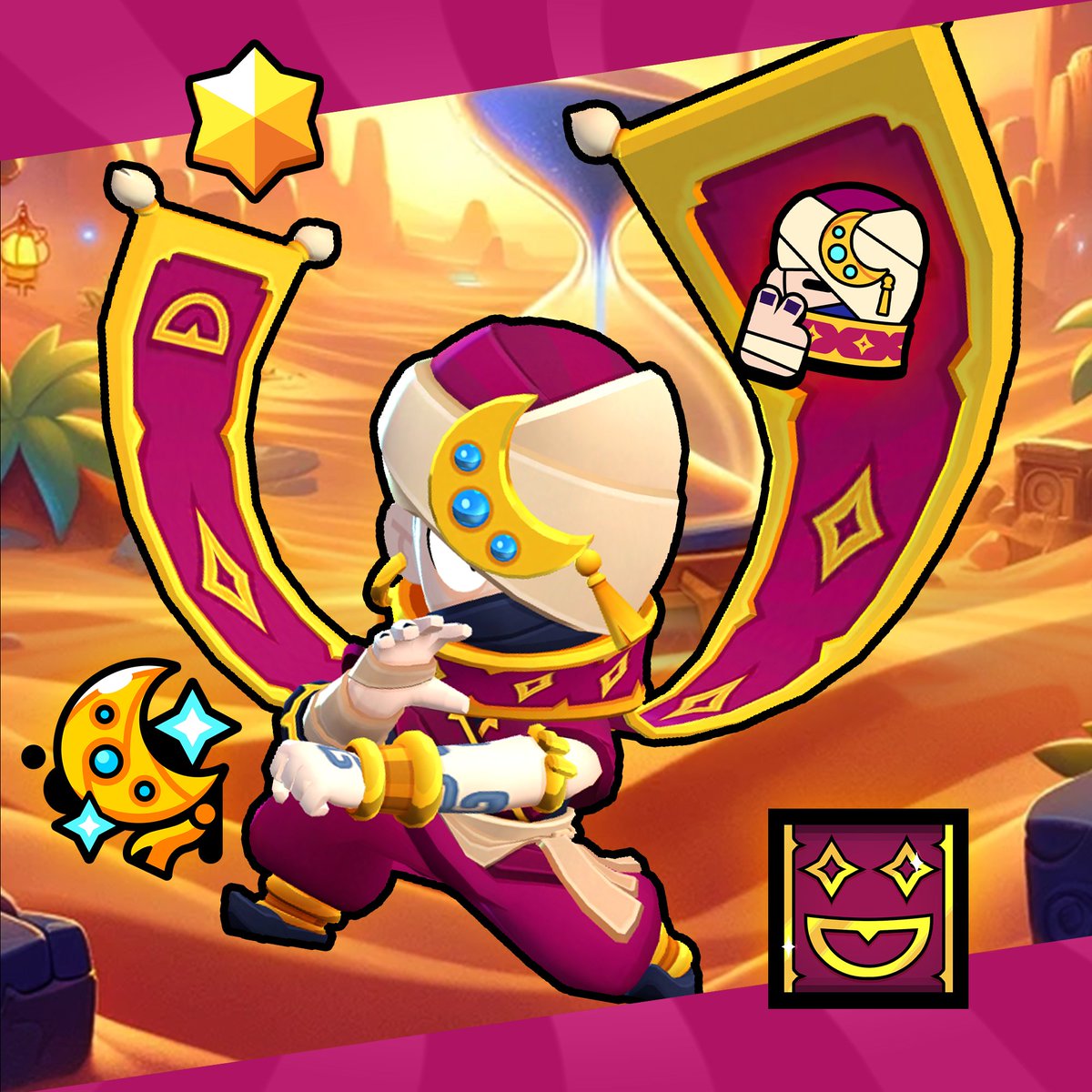 🔥 Dive into the shadows with the #ThiefEdgarGiveaway! 🔥

6 LUCKY WINNERS will sneak away with: 
🌟 Thief Edgar Skin 
🌟 Exclusive Pin 
🌟 Unique Spray 
🌟 Player Icon

HOW TO ENTER: 
🕵️‍♂️ Follow me! 
❤️ Like 
💬 Tell about your sneakiest Brawl Stars play! 

Good luck!
#BrawlStars