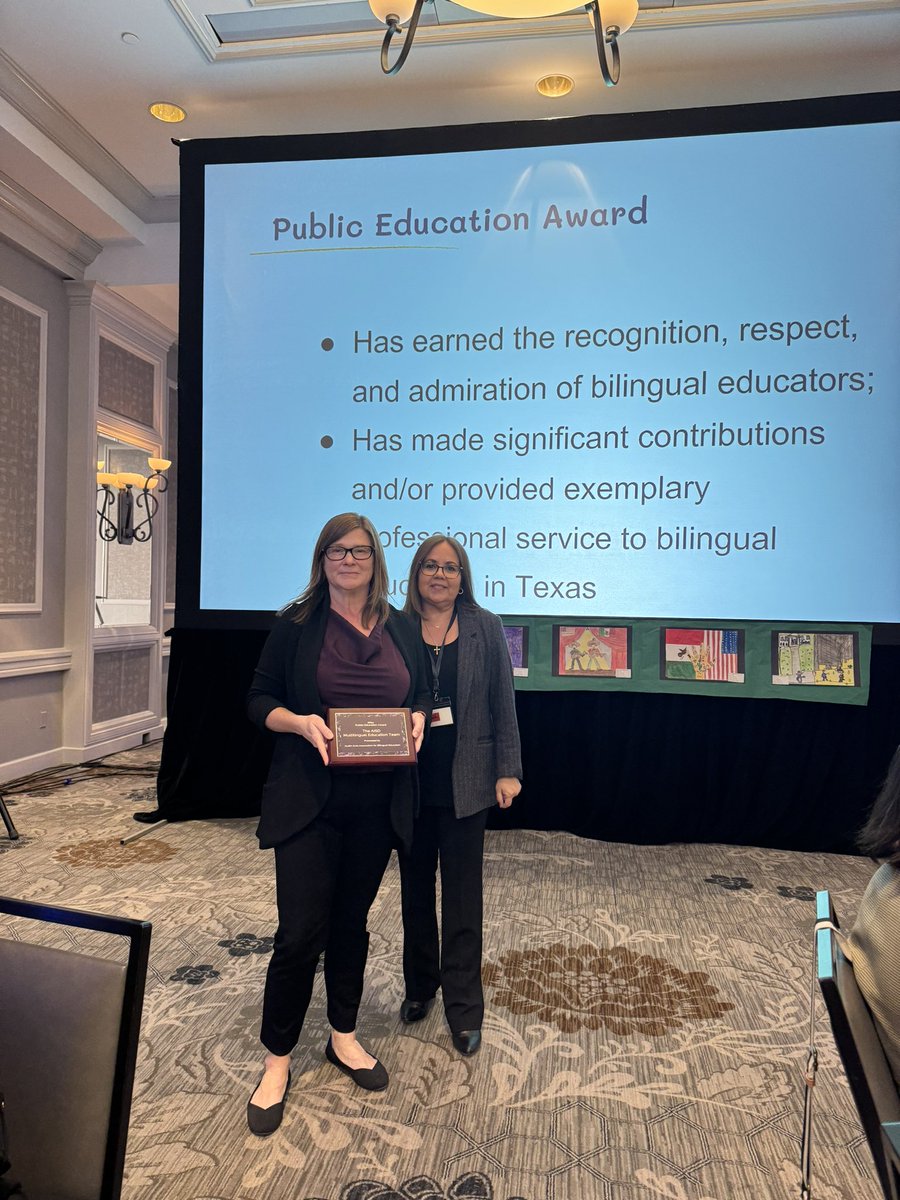 AISD Multilingual Ed (@aisdmultilingue) on Twitter photo Thrilled to share that The Multilingual Education Team received the Public Education Award at the Adelante Conference. Thank you to our Executive Directors for your leadership! <a href="/AustinAABE/">AAABE</a> <a href="/cstarrfernandez/">Dra. Cody Fernandez</a> <a href="/YvetteCardenasM/">Yvette Cardenas (ella, she, her)</a> Thrilled to share that The Multilingual Education Team received the Public Education Award at the Adelante Conference. Thank you to our Executive Directors for your leadership! <a href="/AustinAABE/">AAABE</a> <a href="/cstarrfernandez/">Dra. Cody Fernandez</a> <a href="/YvetteCardenasM/">Yvette Cardenas (ella, she, her)</a>