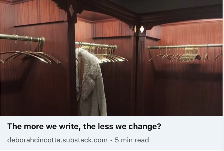 Ever gone back &amp; re-read your diary? your blog? your tweets?

<a href="/MarieKondo/">Marie Kondo</a> says, "The moment you start tidying, you will be compelled to reset your life."  Reading what you've written is illuminating.

Read my substack &amp; be inspired to do the same. bit.ly/3wlqyVd