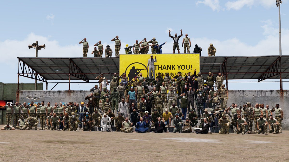 今日は10年お世話になったArmaサーバーの活動終了の日でした。そもそも作戦や戦術に興味を持ったきっかけはArmaだったので、このコミュニティなくしてこのアカウントなしと言っても過言ではないでしょう。

下手な映画とかより面白い経験させてもらいました。
みんなありがとう～～

#trigaming