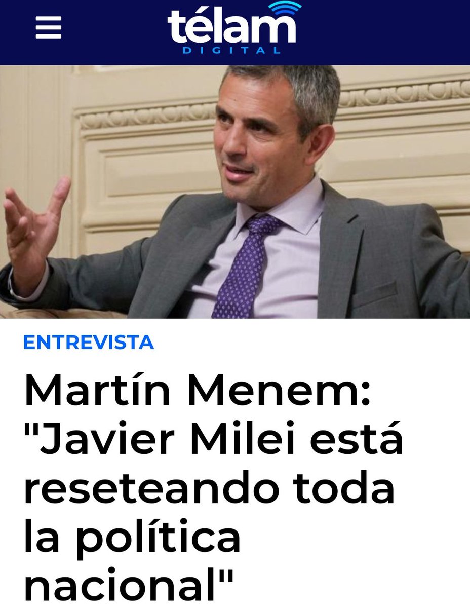 sruth60's tweet photo. Reportaje a Martin Menem que hice junto a @LeoFredes
https://t.co/EcLquKRNyx https://t.co/EcCEwiIdvR