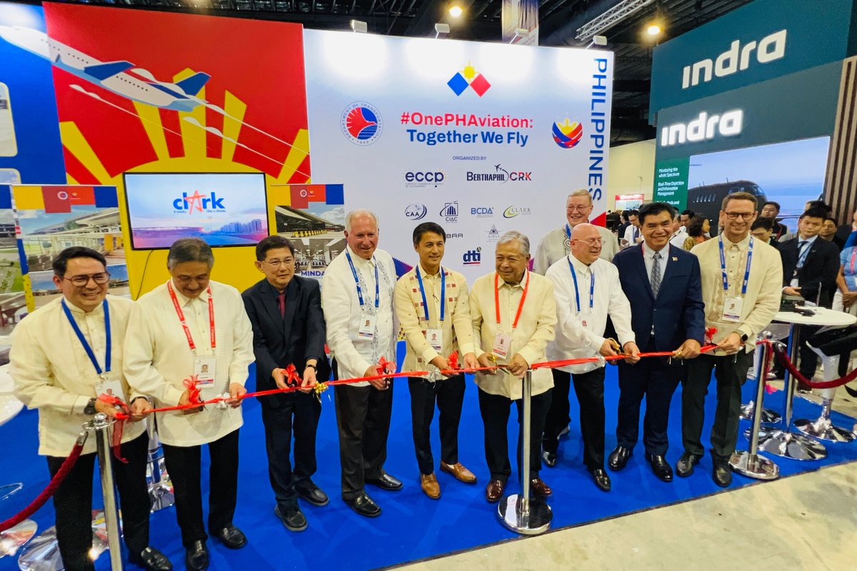 eccponline's tweet photo. 𝗟𝗢𝗢𝗞: PH Aviation Industry debut first National Pavillion at 2024 Singapore Airshow last February 20. 🛫  

Carrying the theme #OnePHAviation: Together We Fly, the landmark event also marks the country's aviation industry’s first appearance at the show. https://t.co/NtNP21bKyp