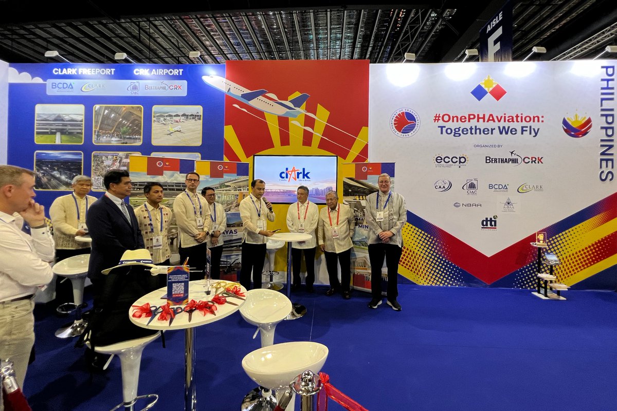 eccponline's tweet photo. 𝗟𝗢𝗢𝗞: PH Aviation Industry debut first National Pavillion at 2024 Singapore Airshow last February 20. 🛫  

Carrying the theme #OnePHAviation: Together We Fly, the landmark event also marks the country's aviation industry’s first appearance at the show. https://t.co/NtNP21bKyp