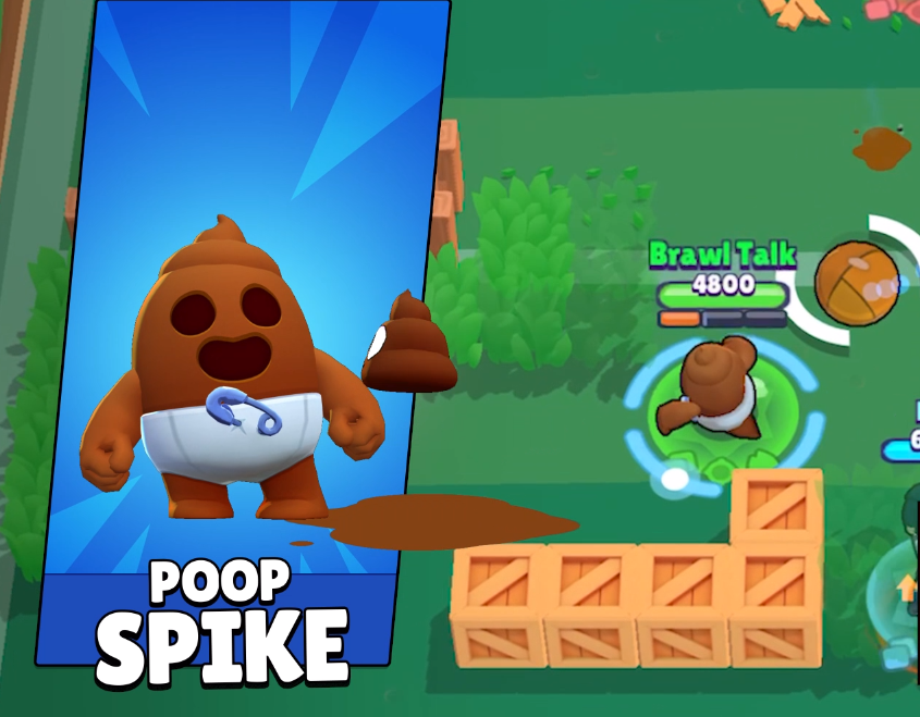 Poop Spike is the BEST SKIN 💩🗣️🗣️🗣️🗣️🗣️