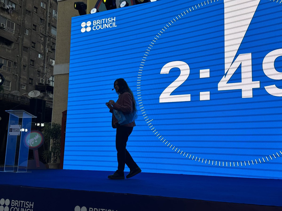 ShaimaaElbana's tweet photo. Thrilled to witness students from @BritishCouncil Council partner schools taking the stage to simplify science for the public! A big round of applause for their dedicated science teachers and supportive parents. 🌟 #STEMeducation #ScienceStars #ScienceCommunication" https://t.co/6AO8xuboEr