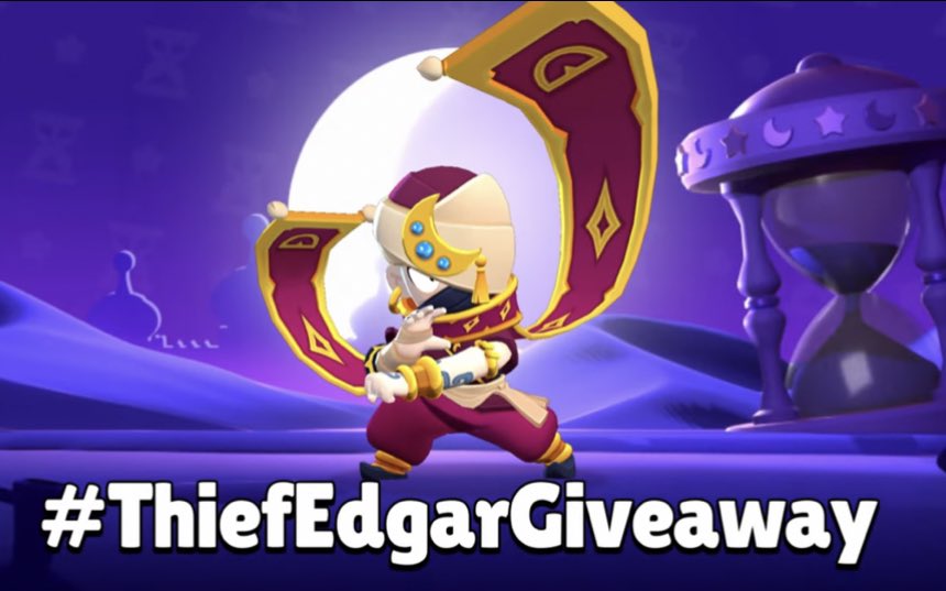 ✨ #ThiefEdgarGiveaway ✨

I am giving away 3 FREE Thief Edgar skins! 

All you have to do is:
✅ Follow me <a href="/ZoulanGG/">Zoulan</a> 
✅ Like❤️ &amp; Retweet🔁

Good luck to everyone!✨ #BrawlStars #BrawlTalk