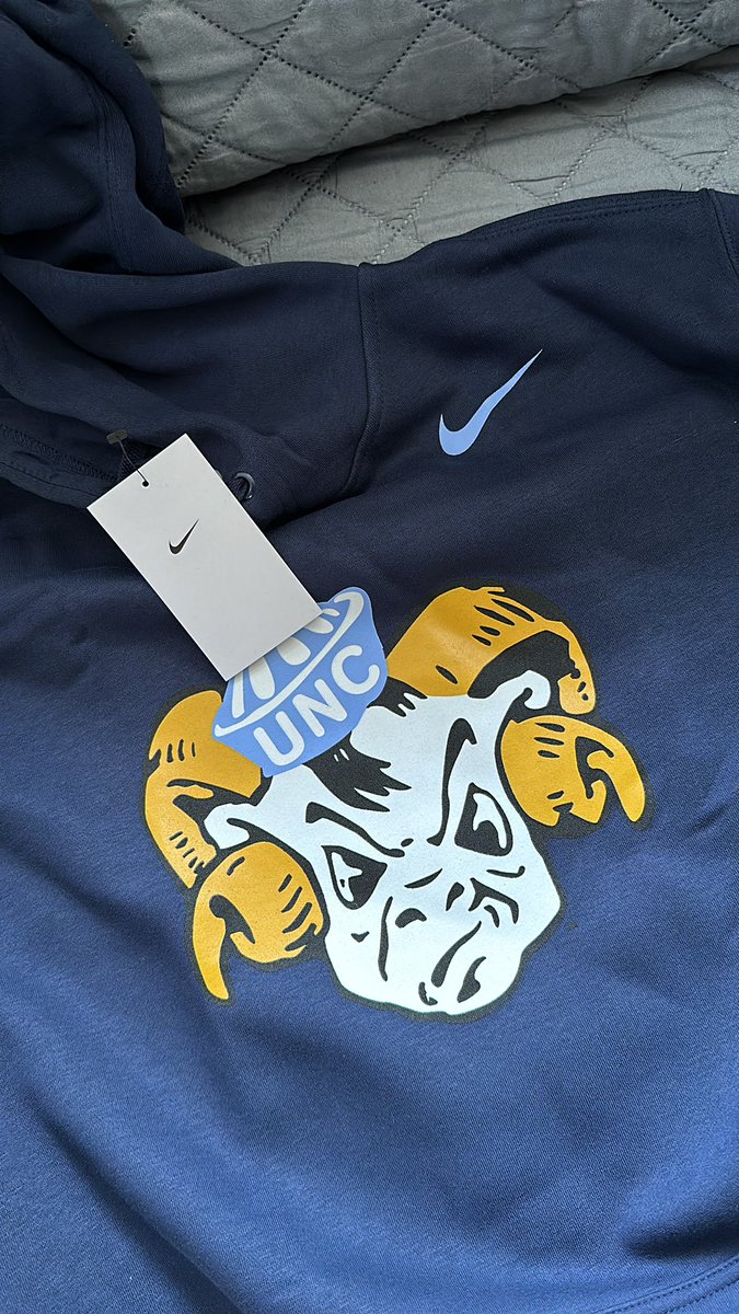 I’ve been stalkin’ this hoodie on Fanatics a long long time before finally pulling the trigger.  Months.  It arrived today. 😮‍💨🥵🔥🩵🐏  Virginia doesn’t stand a chance.   #UNCbyaMillion #goheels #vintagelogo