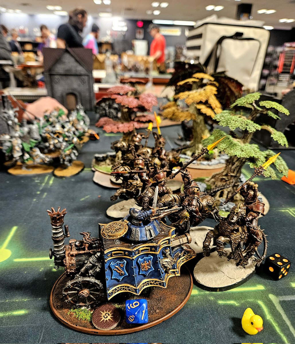 Duck's February RTT 1st Round kicking off! 
Today's missions: 
Round 1: geometric pulse · 
Round 2: no reward without risk · 
Round 3: lines of communication
#WarhammerAOS #AgeOfSigmar #WarhammerCommunity