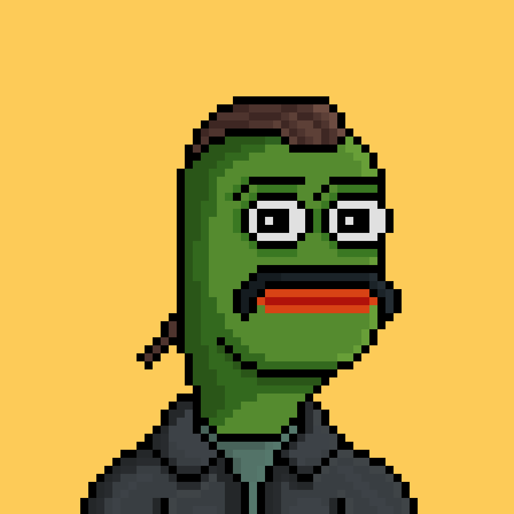 doginalpepe's tweet photo. Yes, you're making eye contact with your future PFP right now. 🐸👀

All PEPEs have style😎

#DRC20 #Doginals #NFTs #DOGE