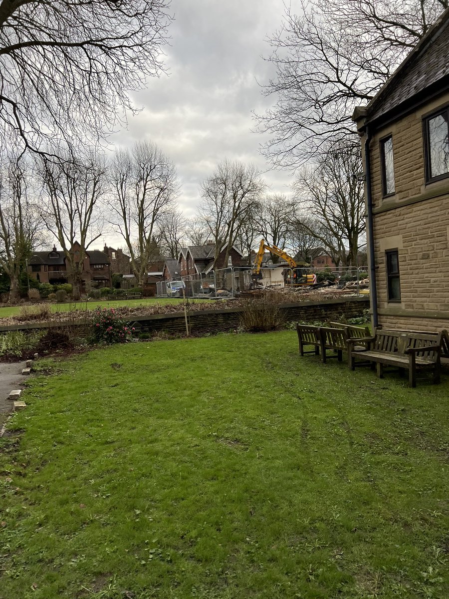 Bye bye Boddan Lodge in #Monton, bowled over and out.