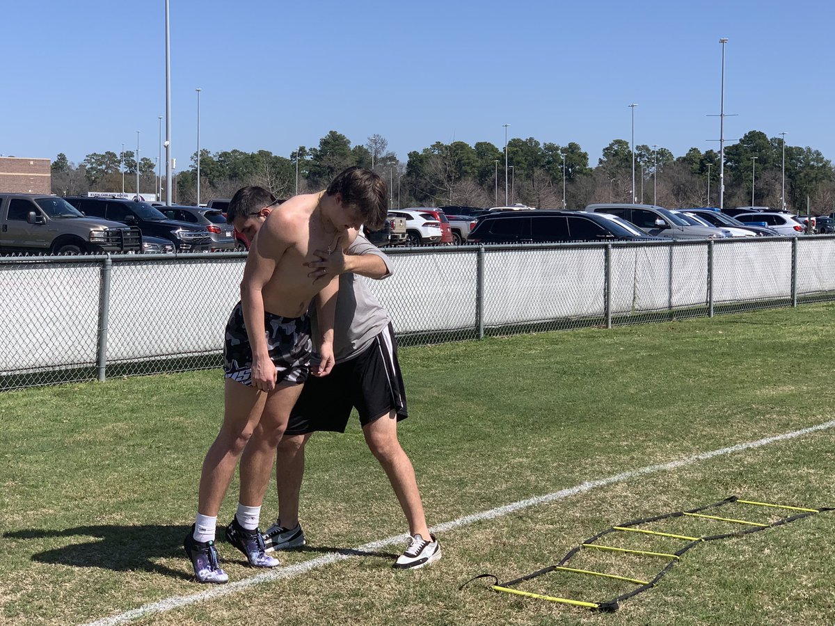 Great seeing <a href="/CoachNajvar/">Jordan Najvar</a>. It’s really cool seeing an athlete I coached now Coach my son. <a href="/kade_caton/">Kade Caton</a>