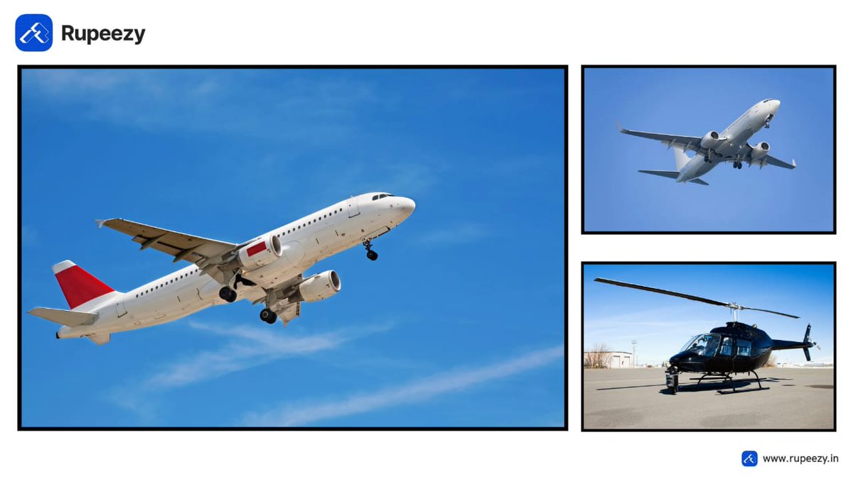RupeezyOfficial's tweet photo. 🌟 Aerospace Stocks Has Huge Growth Potential in India

👉 5 Stocks To Understand From the Sector

🌟  Each Company Analysis👇