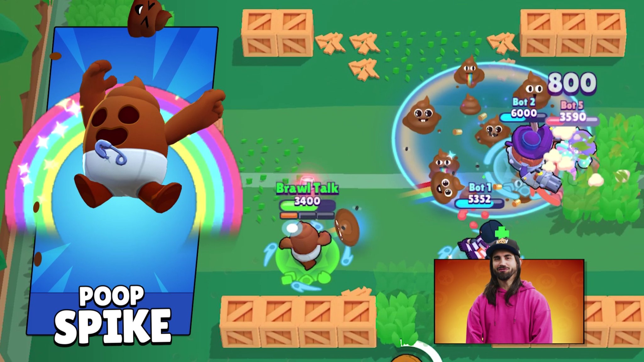 Useless Brawl Stars Facts on X: Useless fact #266 Poop spike is Literally  The shittiest skin ever -harun #BrawlStars  / X