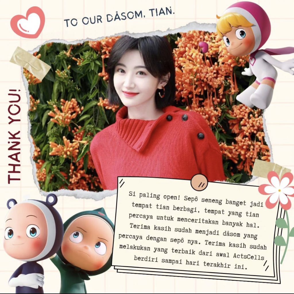 jigtian's tweet photo. @ActsCells @cellsfairy the best gift i’ve ever had. Thankyou🥺❤️ https://t.co/njesIp8W4T