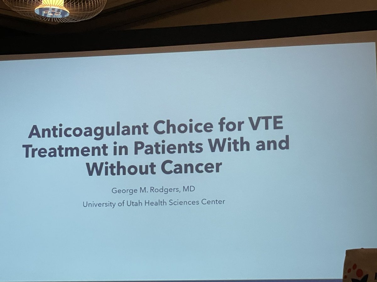 Always a treat to hear Dr #GeorgeRodgers of @huntsmancancer at the Best of ASH & SABCS. His ability to simplify complex concepts is truly impressive. @btfoundation #cancerresearch #medicaladvancements #hematology