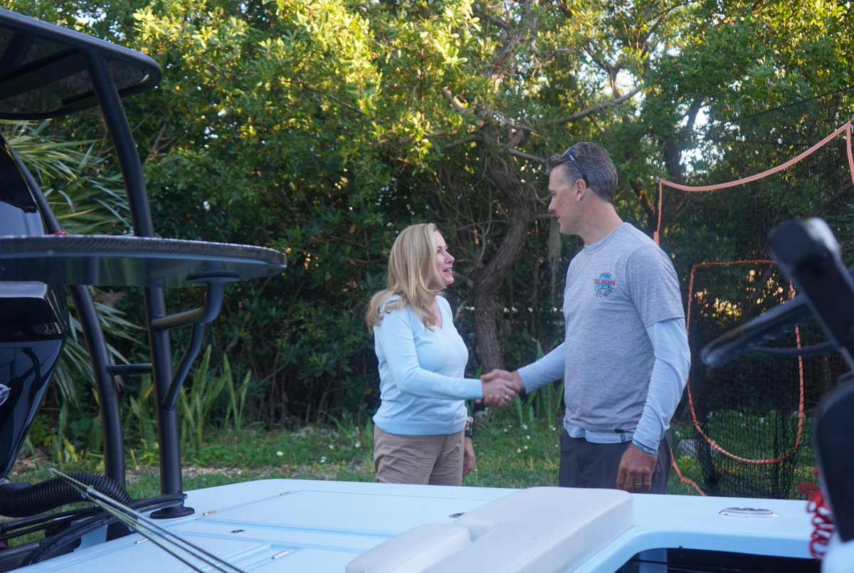 Yesterday, I met with Captain Benson in the Keys to talk about what our fishermen need from our lawmakers. I was proud to represent the Keys in Congress, and will continue to champion our fishermen and coastal communities in the Senate.