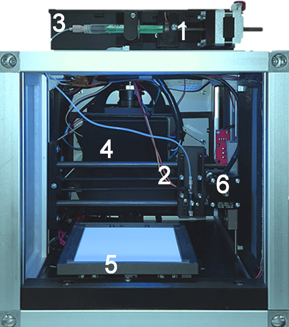 MWNautilus's tweet photo. #2LabsToGo: Build your own #OpenSource #chromatography equipment including biological #assay & effect #detection:
-solvent-resistant
-#3Dprinted components
#Arduino-/#PiCam-controlled
https://t.co/ZBnO7Kieca
#DIYbio #DIYchem #lab #instruments #analytics #TLC #chemistry https://t.co/xVghis7ICx