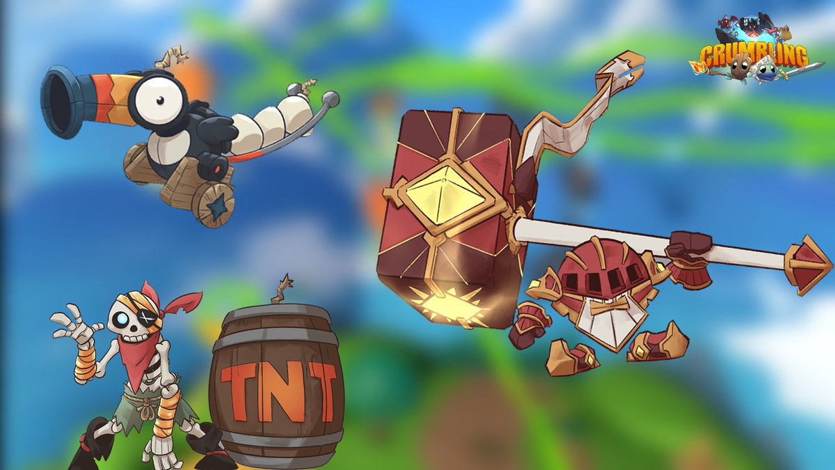 With Crumbling released we now have our eyes set on the✨future!✨ 

Check out a few concepts for some new enemies and a brand spanking new playable Crumbling, 
the🔨Juggernaut! 🔨

No official name for the bird cannon yet but I think Toucannon is pretty good😏
#MetaQuest3 #steam