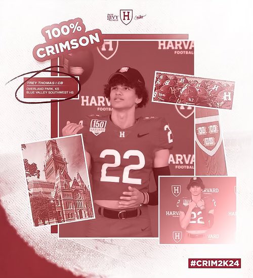 I am honored and proud to announce my commitment to Harvard to continue my education and play football in the upcoming 2024 season. Thank you to @Coach_Aurich , @CoachJacobsD , and @coach_craw for allowing me the opportunity to be a part of such an incredible school and…