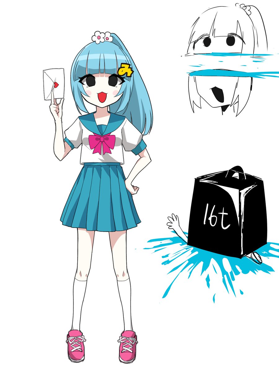 mitei_1113's tweet photo. みずいろブラッド(擬人化) https://t.co/0aQVLtEfNa