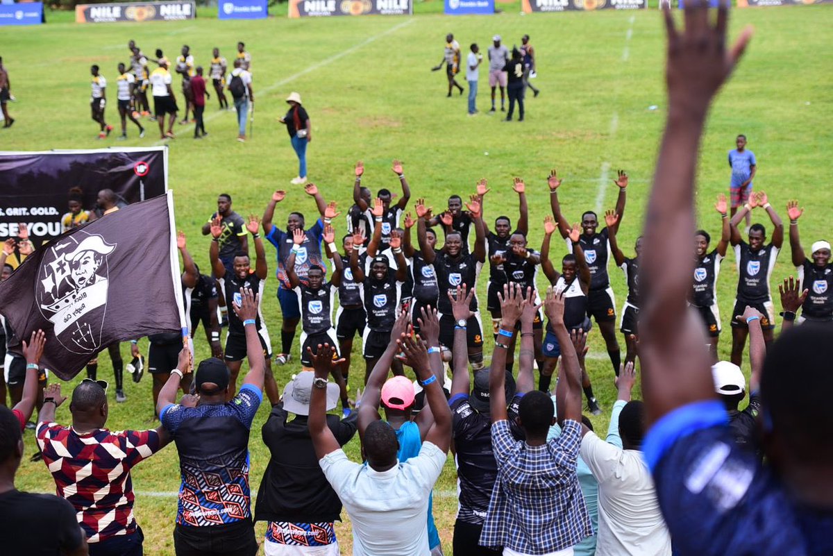 The sea was very calm, bounty collected and onto the next sail. Full time : 19-14 📸 courtesy pics #NSRC2024 #NileSpecialRugby #StanbicPirates #PiratesStrong