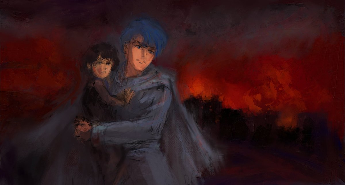 Feletida's tweet image. Not many changes except some special effects. Something about kaga fire emblem lends itself to serious themes
#FireEm