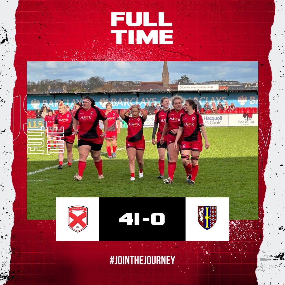 They have only gone and done it again 🔥 It’s another win at CoinShares Park. 

Another step closer to promotion 🇯🇪🏉

Thanks to <a href="/beccsladies/">Beccehamian Ladies</a> for travelling and a great game.