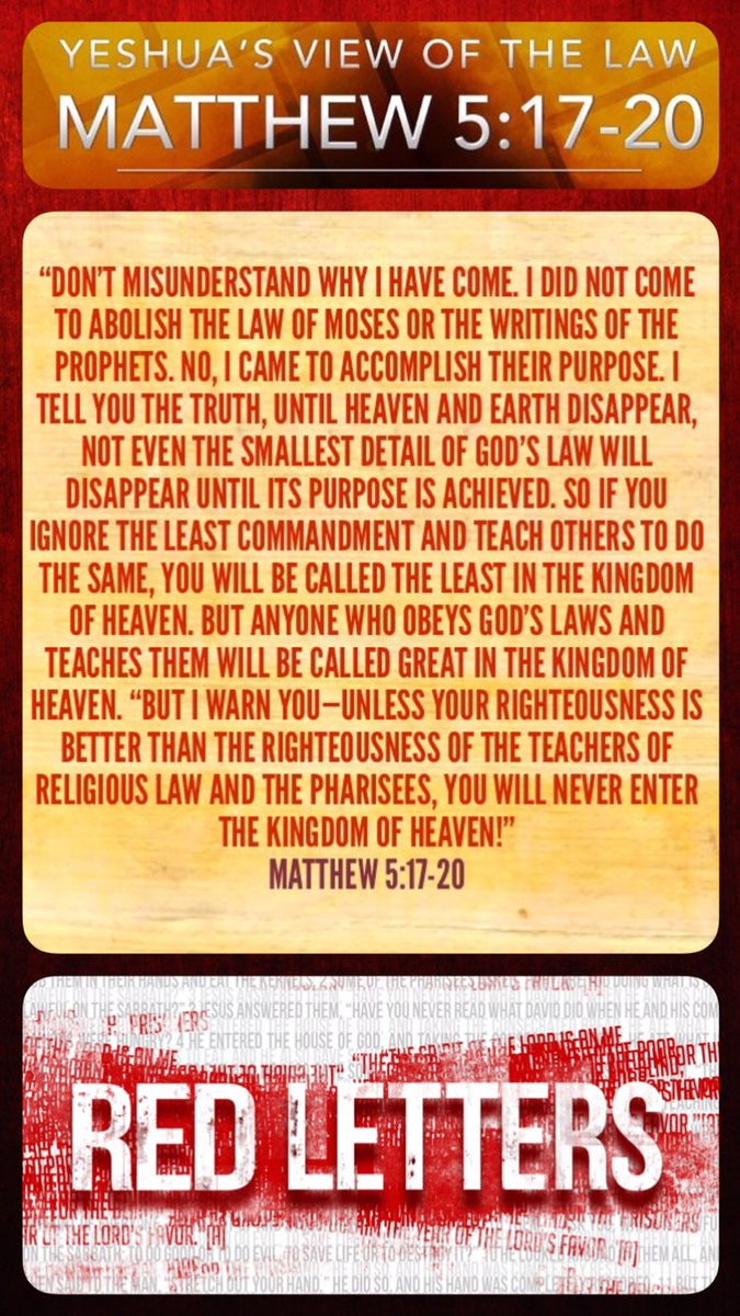 bbbthatsright's tweet photo. The King, Yeshua (Jesus), Speaks: The Red Letter Words - Part 2:
https://t.co/wOK7GNIp9n
#NotBreadAlone #YeshuaSpeaks https://t.co/CcHXX42p8r