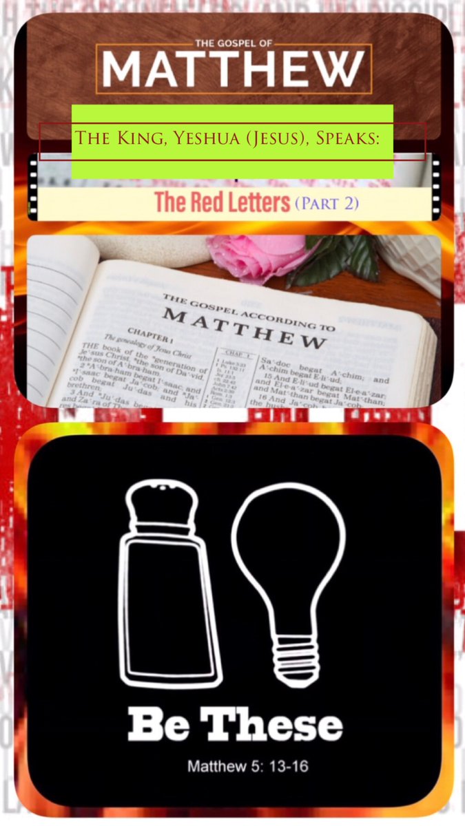 bbbthatsright's tweet photo. The King, Yeshua (Jesus), Speaks: The Red Letter Words - Part 2:
https://t.co/wOK7GNIp9n
#NotBreadAlone #YeshuaSpeaks https://t.co/CcHXX42p8r