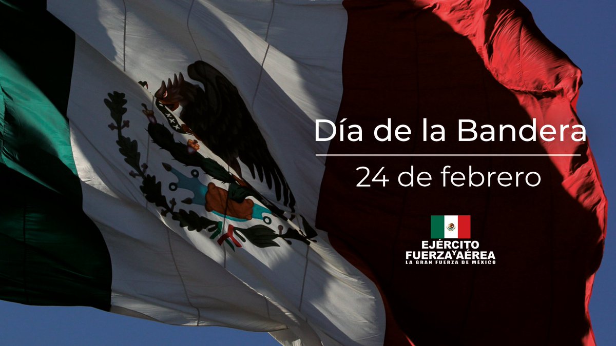 #24DeFebrero #DíaDeLaBandera
Hoy celebramos a nuestra #BanderaNacional en su día, símbolo que lleva la historia de México; el verde representando la vida, el blanco la pureza y el rojo la sangre de los mexicanos.
Nuestro amor por nuestro lábaro patrio solo se mide con la