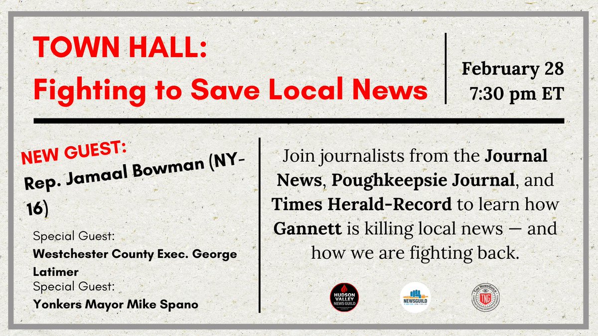 Hudson Valley News Guild tweet media