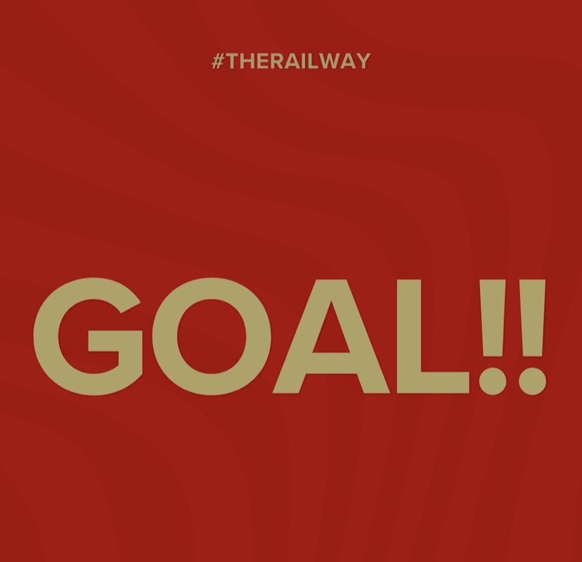 GGGGGGGOAL in the ninth minute of added time Railway get the equaliser and that’s the final whistle <a href="/THERAILFC/">Harrogate Railway Athletic FC</a> 2 <a href="/officialbrigg/">Brigg Town FC (A Community Interest Club)</a> 2 FT
