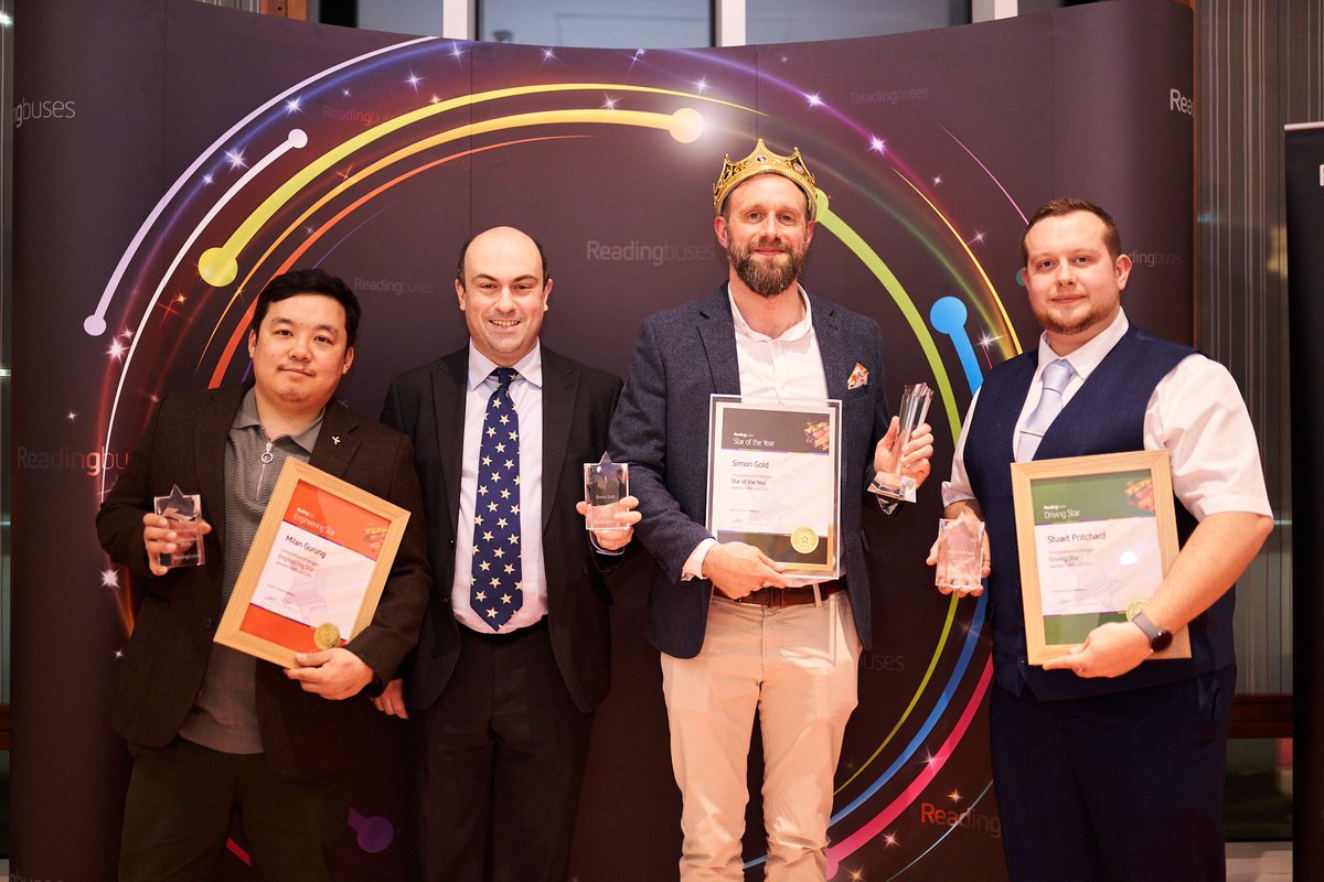 PORawards's tweet image. Our 2023 Employee of the Year Award sponsors @reading_buses recently hosted their Night With The Stars event - an extremely special night to honour all of their stars, as well as celebrate notable achievements during 2023. 🌟