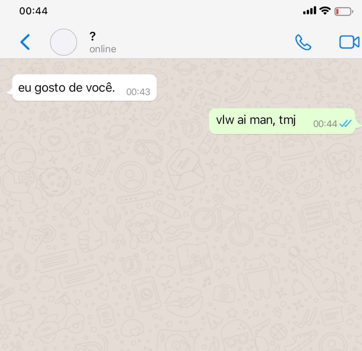 jaegth's tweet image. ? = te dou um de acordo com a minha opinião