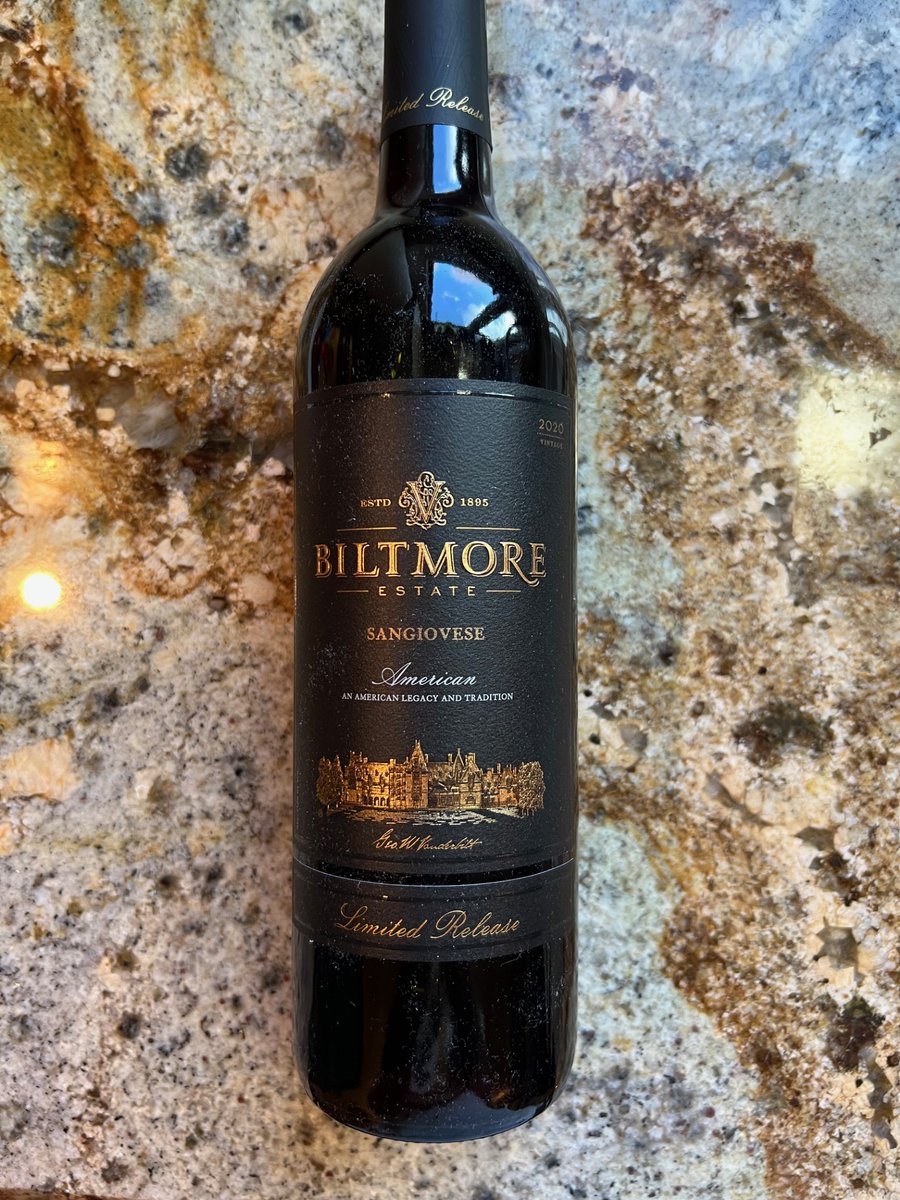 Biltmore Estate Sangiovese Limited Release 2020 wpawinepirate.com/2024/02/24/bil… Wine Review #wine  #Biltmore #Asheville #lifestyle #winereview #travel #food #blogger #winery
