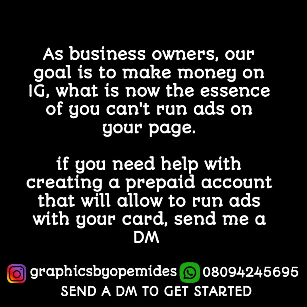opemides's tweet photo. To know whether you are using postpaid or prepaid ad  payment , click on the three vertical lines on your Instagram page, click on settings and privacy, click on business tools and creator or not creator tools and creator, click on ad payment, click on your brand name or number. https://t.co/sVwlo8V3L2