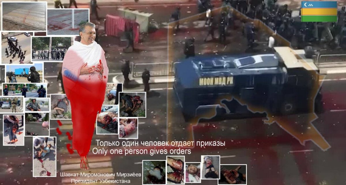 <a href="/Billydub420/">Bill Weinberg</a> Karakalpakstan is a Parliamentary Republic with a population of over 2 mil.people. The President of Uzbekistan has shot and killed several hundred residents of Karakalpakstan for their dissatisfaction with changes to our Constitution. We are fighting for freedom <a href="/hrw/">Human Rights Watch</a> @IPHR <a href="/VP/">Vice President JD Vance</a>