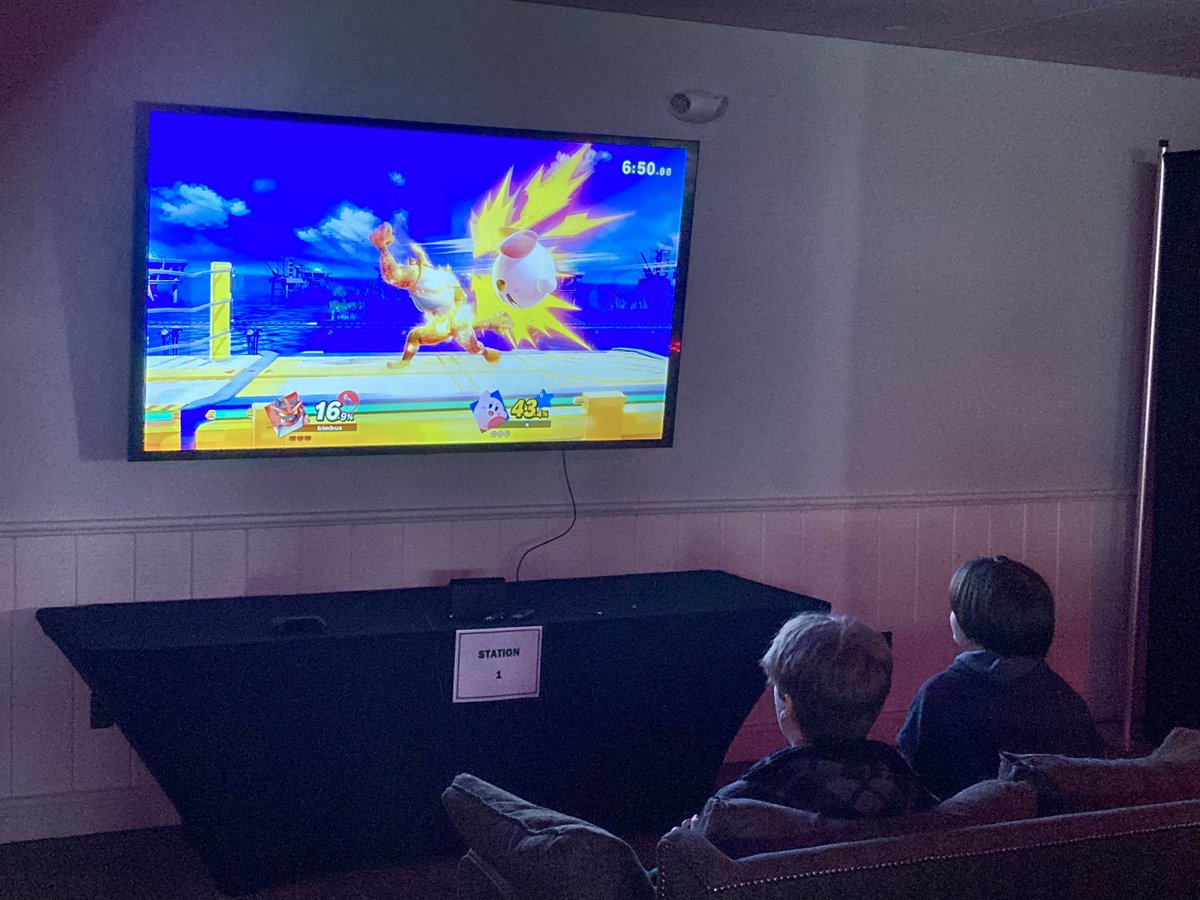 All 6 <a href="/thstrinitypride/">Trinity High School</a> eSports competitors won their first rounds in the Bethany College super smash Bros. Tournament 🎮