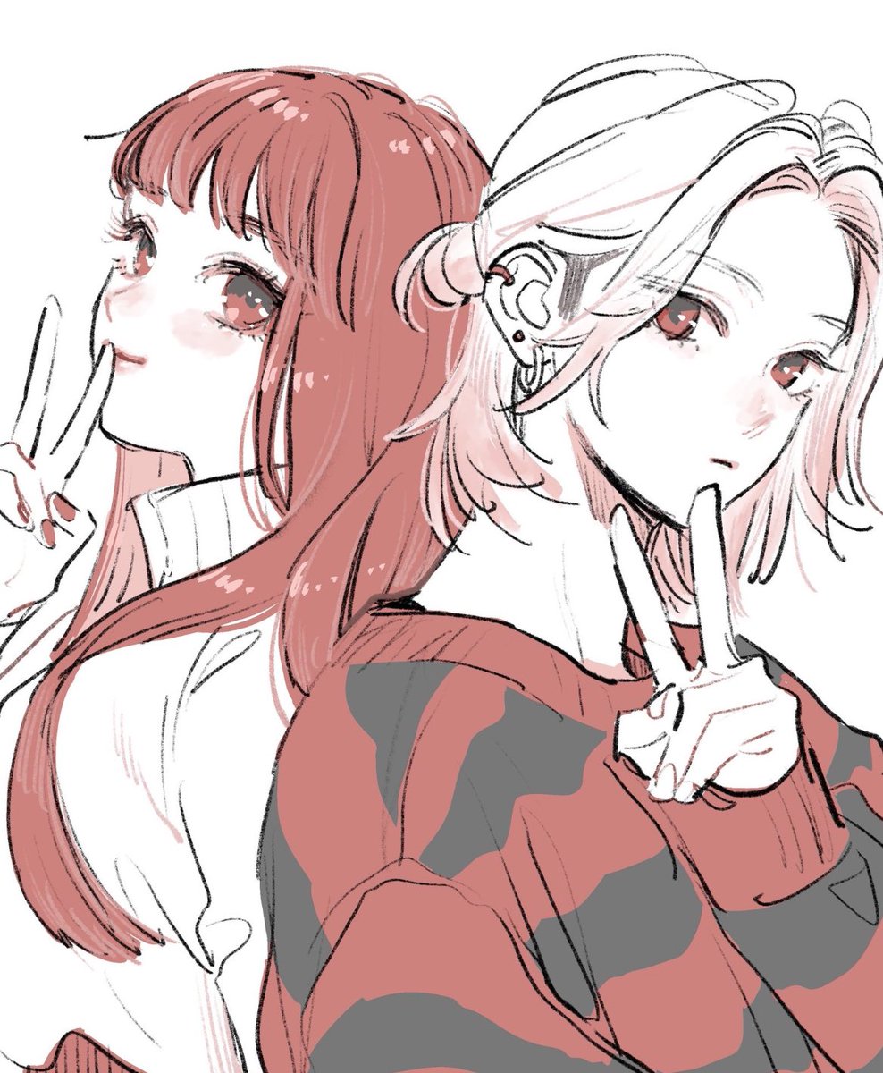 kyoruyeye's tweet photo. the way i keep seeing people mistake shin and emma for a wlw yuri ship… oh but how i deeply wish in my heart they were one… https://t.co/o7NC48CYdM