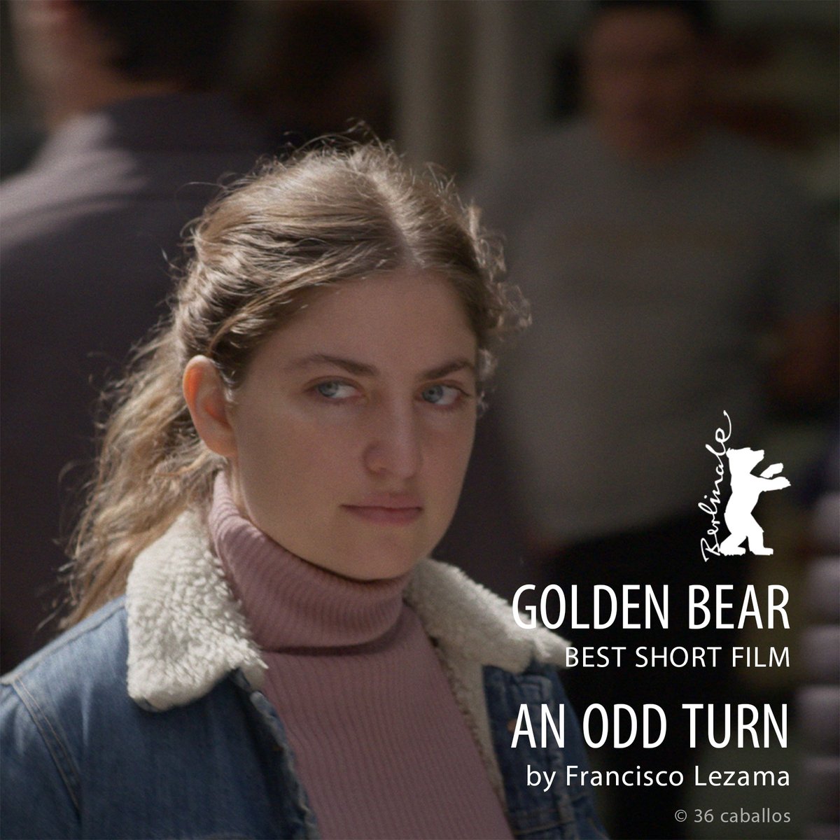 The International Short Film Jury awarded the Golden Bear for Best Short Film to “An Odd Turn” (Un movimiento extraño) by Francisco Lezama. Congratulations! Discover all info on the winners, awards, and juries here: bit.ly/BerlinaleAward…