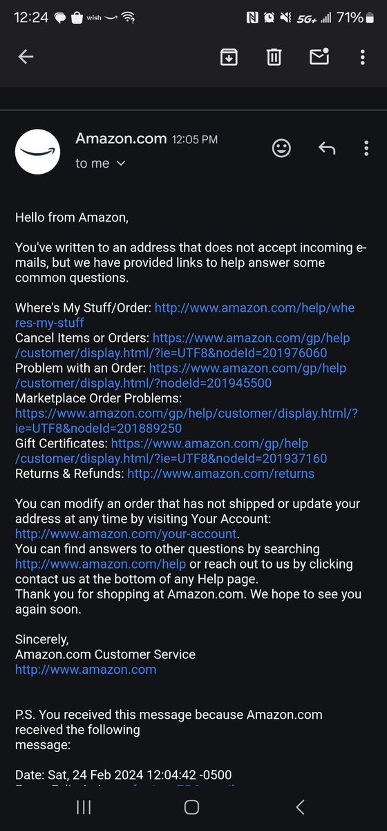 Goofy_Emcees's tweet photo. @AmazonHelp @amazon yeah ok lmfao https://t.co/GxZUD081ld