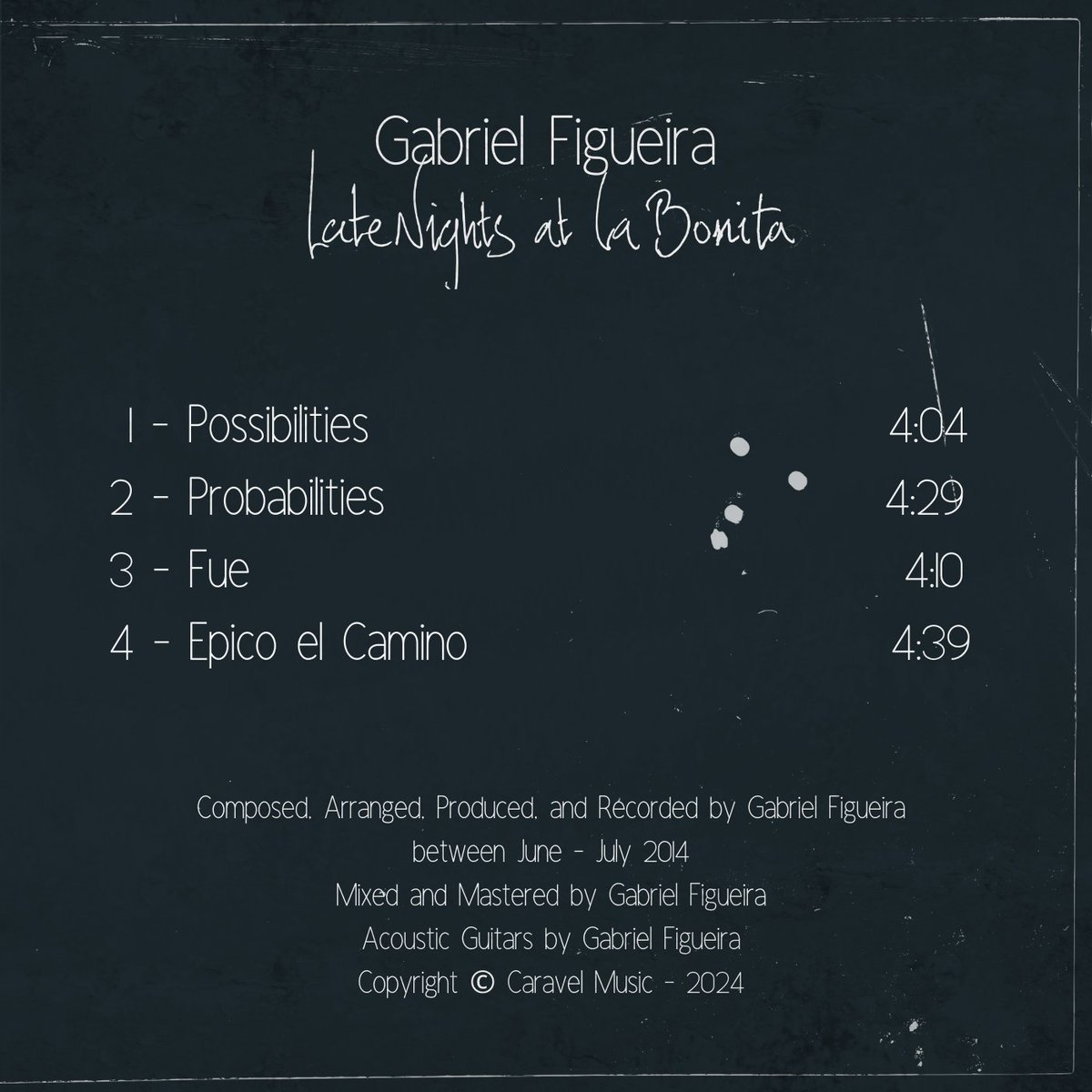 La luna llena de febrero, conocida entre los celtas como la Luna de Hielo, es perfecta para acompañar el lanzamiento de este EP de Folk Progresivo Instrumental que grabé en el año 2014 y que no había publicado desde entonces.