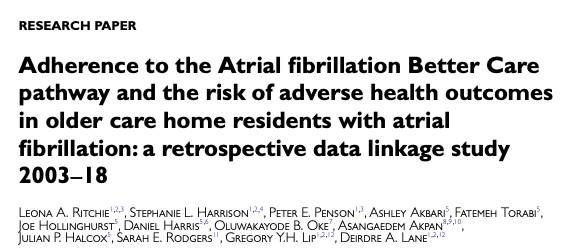 Liverpool Centre for Cardiovascular Science (@liverpoolccs) on Twitter photo Adherence to the Atrial fibrillation Better Care pathway and the risk of adverse health outcomes in older #carehome residents with atrial fibrillation #Afib: a retrospective data linkage study 2003–18 <a href="/LHCHFT/">LHCH</a> <a href="/LJMU_Health/">LJMUHealth</a> <a href="/LivHPartners/">Liverpool Health Partners</a> academic.oup.com/ageing/article… Adherence to the Atrial fibrillation Better Care pathway and the risk of adverse health outcomes in older #carehome residents with atrial fibrillation #Afib: a retrospective data linkage study 2003–18 <a href="/LHCHFT/">LHCH</a> <a href="/LJMU_Health/">LJMUHealth</a> <a href="/LivHPartners/">Liverpool Health Partners</a> academic.oup.com/ageing/article…