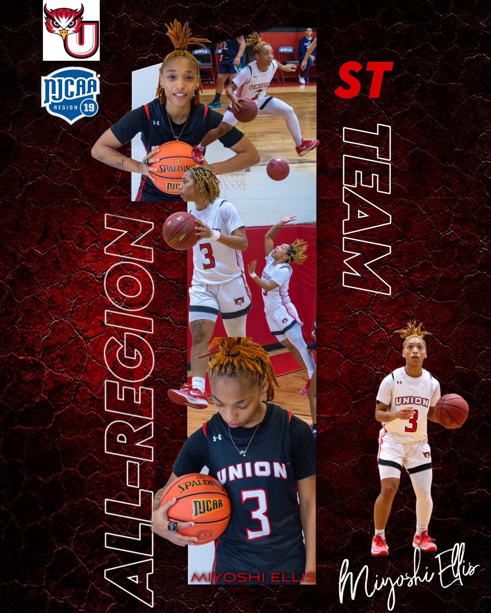 Congratulations to our All-Region Honorees Miyoshi Ellis and Khila Morris.  Well Deserved❗️❗️ ❗️
 #OwlNation #AllIn #Family #UCWBB #LadyOwls #goOwls #UnionWBB  #WeAreOwlStrong 🦉💪🏾