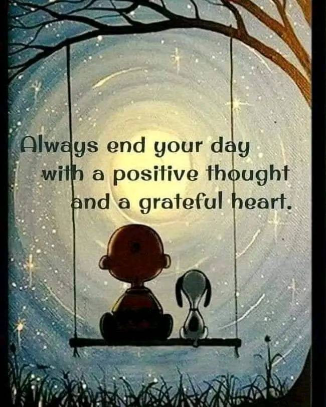 Ending the day with positivity and gratitude can help improve your overall well-being and set the tone for the following day.